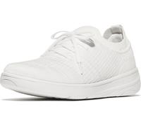Fitflop Tenis de Punto Super-Q sin Cordones para Mujer, White, 41 EU