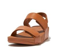 Fitflop Lulu Adjustable Leather Back-Strap Sandals, Sandalia Mujer, Tan, 45 EU