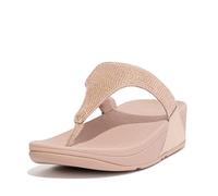 Fitflop Lulu Crystal Embellished Toe-Post Sandals, Chanclas Mujer, Rose Gold, 38 EU