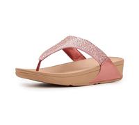 Fitflop LULU Crystal-Mix - Sandalias con puntera para mujer, rosa óxido metálico, talla 9, Rosa óxido metálico, 43 EU