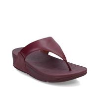 Fitflop Lulu Leather Toepost, Sandalia Mujer, Redberry, 39 EU