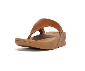 Fitflop Lulu Leather Toepost, Sandalias con Plataforma Mujer, Negro, 36 EU | Sandalias ligeras para caminar de verano con comodidad acolchada, soporte de arco y agarre