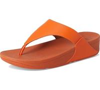Fitflop Lulu Leather Toepost, Sandalia Mujer, Satsuma, 39 EU