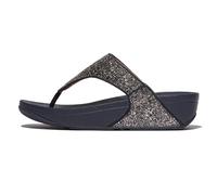 Fitflop Lulu - Sandalias multitonales con purpurina para mujer, Midnight Navy Mix, 39 EU