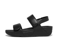 Fitflop Lulu, Sandalias Planas Mujer, Todo Negro, 39 EU