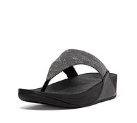 Fitflop Lulu Sandals, Sandalias con cuña, Mujer, All Black, 42 EU