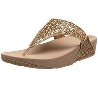 Fitflop Lulu Sandals, Sandalias con cuña Mujer, Oro Rosa, 40 EU