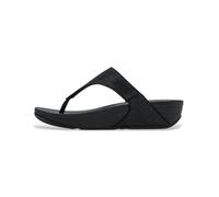 Fitflop LULU SHIMMERGLITZ - Sandalias con puntera para mujer, color negro, talla 36, Black, 36 EU