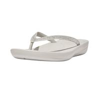 Fitflop Men's Iqushion Ergonomic Flip Flops Open Toe Sandals, Tiptoe Grey, 41 EU