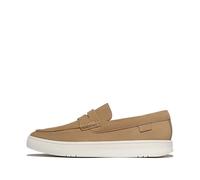 Fitflop Mocasines de Gamuza Rally para Hombre, marrón Claro, 46 EU
