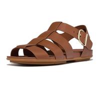 Fitflop Mujer Gracie Leather Fisherman Sandals Pescador, Bronceado profundo, 36 EU, Bronceado Profundo, 36 EU