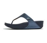 Fitflop Mujer Lulu Leather Toepost Sandale, Azul Cósmico Metálico, 39 EU, Azul Cósmico Metálico, 39 EU