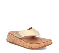 Fitflop Mwb Toe Post, Sandalias Planas Mujer, Platino, 37 EU