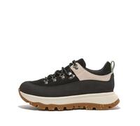 Fitflop Neo-D-HYKER Canvas/Suede Walking Trainers, Zapatos para Senderismo Mujer, Black, 56 EU