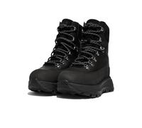 FitFlop Neo-d-hyker Waterproof Leather/Suede Outdoor Boots, Botas Cortas al Tobillo Mujer, Todo Negro, 42.5 EU