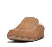 Fitflop Pantuflas Chrissie con Costuras de Ganchillo, Mujer, marrón Camel, 37 EU