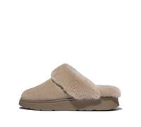 Fitflop Pantuflas de gamuza con cuello de oveja Gen-ff para mujer, marrón, 36 EU