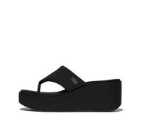 Fitflop Platfforms Toepost - Sandalias de cuña para mujer, color negro, Black, 43 EU