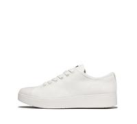 Fitflop Rally Canvas Sneakers, Zapatillas Mujer, White, 40 EU