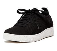 Fitflop Rally e01 Multi-Knit Trainers, Zapatillas Mujer, Black, 36 EU