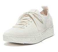 Fitflop Rally e01 Multi-Knit Trainers, Zapatillas Mujer, Cream, 36 EU