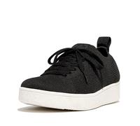 Fitflop Rally e01 - Zapatillas Deportivas multipunto para Mujer, Black, 37.5 EU