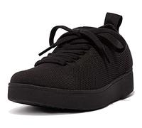 Fitflop Rally e01 - Zapatillas Deportivas multipunto para Mujer, Todo Negro., 36 EU