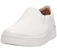 Fitflop Rally Leather Slip On Skate Sneakers, Zapatillas Mujer, Urban White, 56 EU