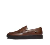 Fitflop Rally - Mocasines de Cuero para Hombre, Color Chocolate, Talla 46, Chocolate, 44 EU