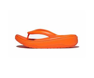 Fitflop Relieff Recovery Toe-Post Sandals, Sandalia Mujer, Orange, 42 EU Ancho