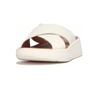 FitFlop Sandalias de mujer F-Mode Cuero Flatform Cross Slides FW5 EUR 39