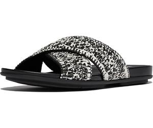 FitFlop Sandalias de mujer Gracie Woven Cross Slides JA8 EUR 38