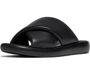 FitFlop Sandalias de mujer Iqushion D-Luxe Acolchada Piel Cruzada Slides JB5 EUR 38
