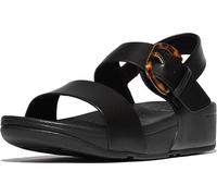 FitFlop Sandalias de mujer Lulu Resin-Buckle Sandalias de piel con tira trasera JE7 EUR 37