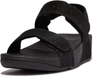 FitFlop Sandalias de mujer Lulu Sandalias con tira trasera ajustable Shimmerlux GA2 EUR 36