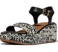 FitFlop Sandalias de mujer Platfforms Woven Wedge Ankle-Strap Sandals JG1 EUR 42
