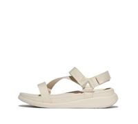 Fitflop Sandalias Go Adj. Sandalias planas con correa en Z para mujer, beige, 36 EU