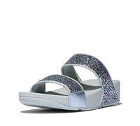 Fitflop Sandalias Lulu para mujer con purpurina multi-tonal, Quiet Blue, 40 EU
