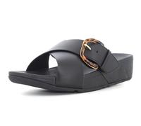 Fitflop Sandalias Lulu Resin JE8 de la Talla 38 en Color All_Black