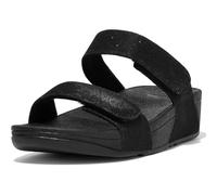 Sandalias FitFlop FZ9 Lulu Adjustable Shimmerlux Slides BLACK 37