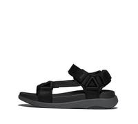 Fitflop Sandalias para hombre F-mode Go Adj. Webbing con correa trasera, Mezcla de color negro, 44 EU