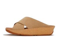 Fitflop Sandalias para mujer A4R Lulu Lux Graphic-Weave Suede de la talla 41 en color CAPPUCCINO