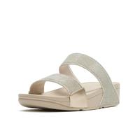 Fitflop Sandalias para mujer A4Y Lulu Shimmerglitz slides de la talla 36 en color PLATINO