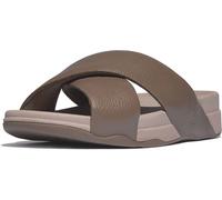 FitFlop Sandalias Surfer Hombre Cuero Tumbled Diapositivas Cruz HA6 EUR 46