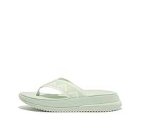 Fitflop Sandalias Surff Webbing Toe-Post, Mujer, Sagebrush, 41 EU