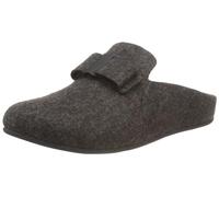Fitflop Shuv Cushy-Pantuflas de Fieltro, Mujer, Todo Negro, 38 EU