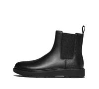Fitflop SKANDI - Botas Chelsea de piel para hombre, color negro, talla 44, Black, 43 EU