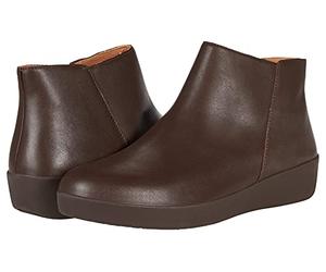 Fitflop Sumi - Botines de piel para mujer, marrón, 38 EU