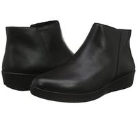 Fitflop Sumi - Botines de piel para mujer, Todo negro., 36 EU