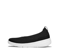 Fitflop Super-q Knit Ballet Flats, Zapatos Tipo Mujer, Black, 37.5 EU